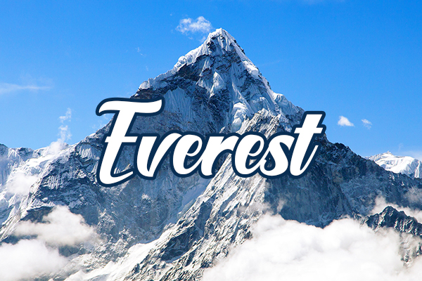 Dünya’nın En Yüksek Noktası Everest